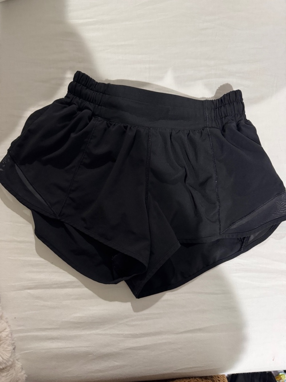 lululemon athletica Black Athletic Running Shorts